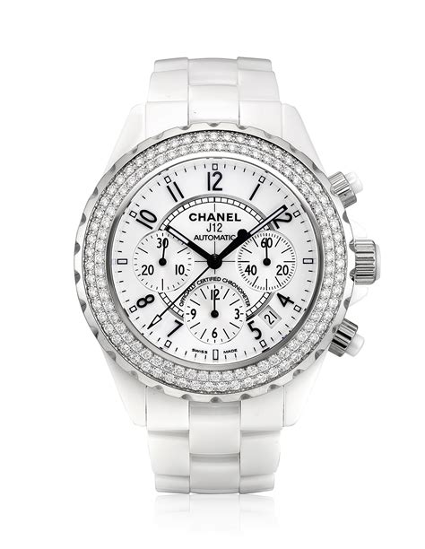 chanel white watch with diamonds|j12 chanel watch with diamonds.